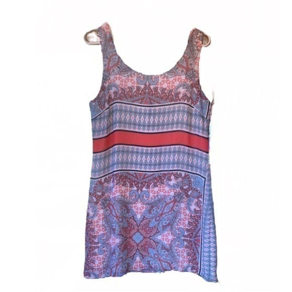 HeartSoul Sleeveless Dress, Mandala Style, Slip on, Popover, Size Medium - Picture 1 of 6